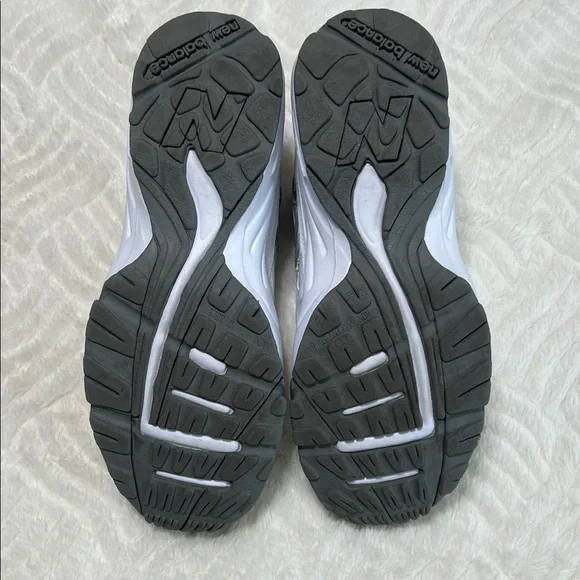 New Balance 336 Men’s Sneakers White Gray Size 9 Leather Running Walking Shoes - Picture 5 of 8